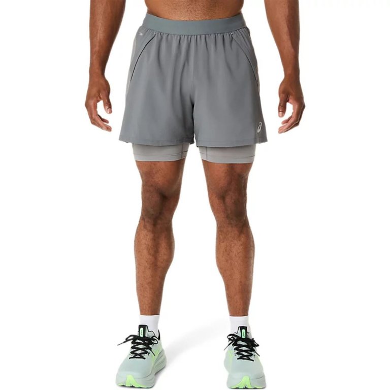 Шорти Asics Road 2-N-1 5In Short M - сірі