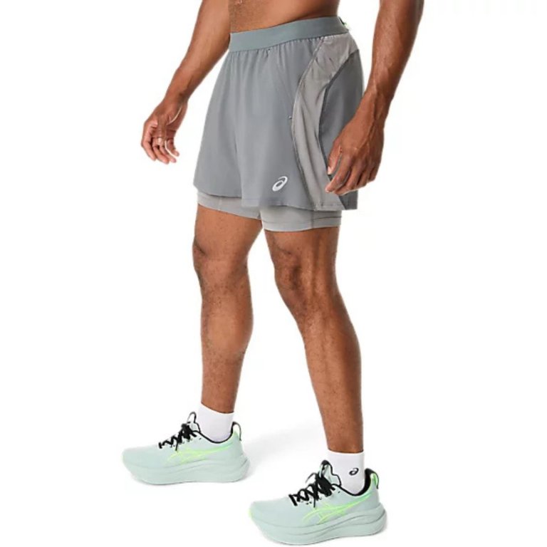 Шорти Asics Road 2-N-1 5In Short M - сірі