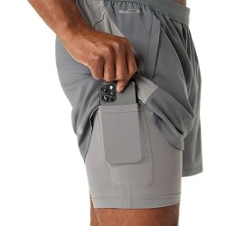 Шорти Asics Road 2-N-1 5In Short M - сірі