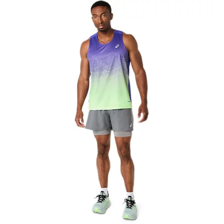 Шорти Asics Road 2-N-1 5In Short M - сірі