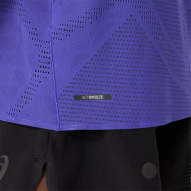 Футболка Asics Metarun SS Top M - синя