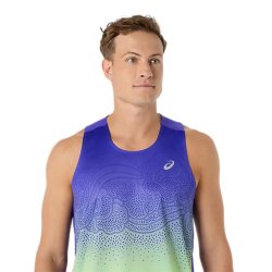 Майка Asics Road Fade Singlet M - синя