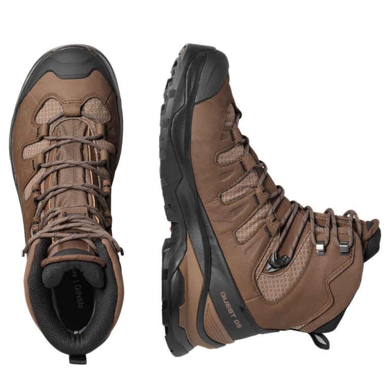Черевики Salomon Quest 5 GTX M - коричневі