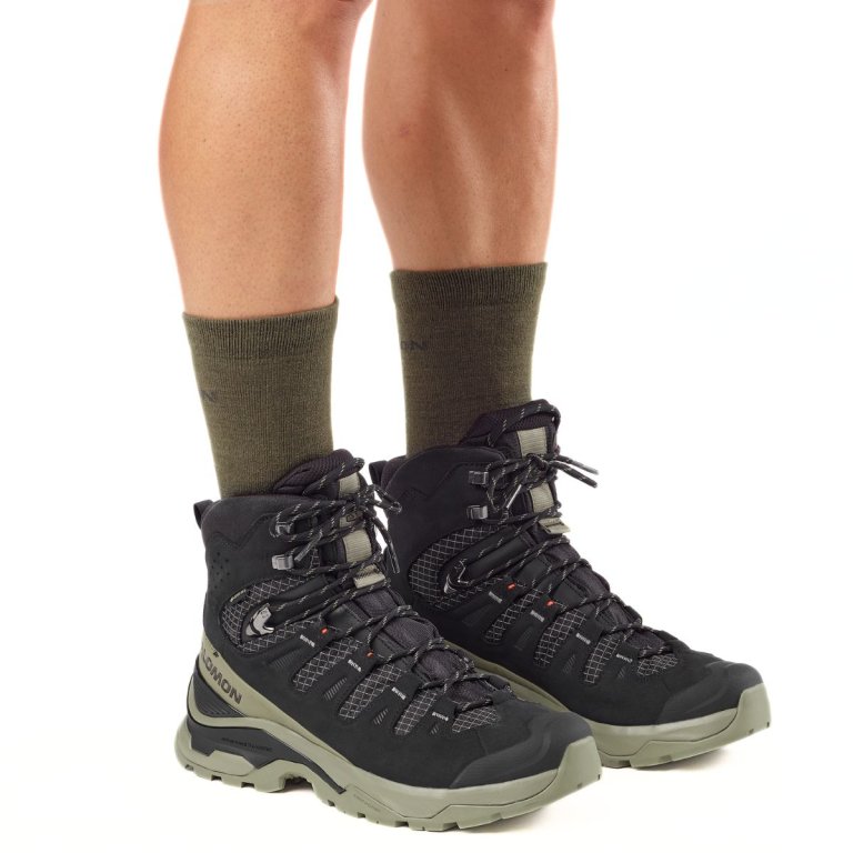 Черевики Salomon Quest 5 GTX M - зелено/чорні