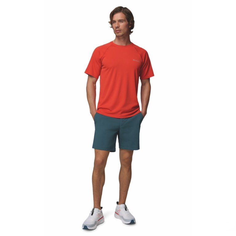Футболка Columbia Alpine Chill™ Pro SS Crew M - червона
