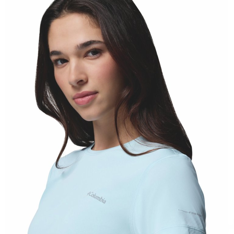 Футболка Columbia Zero Rules™ Light SS Crew W - блакитна