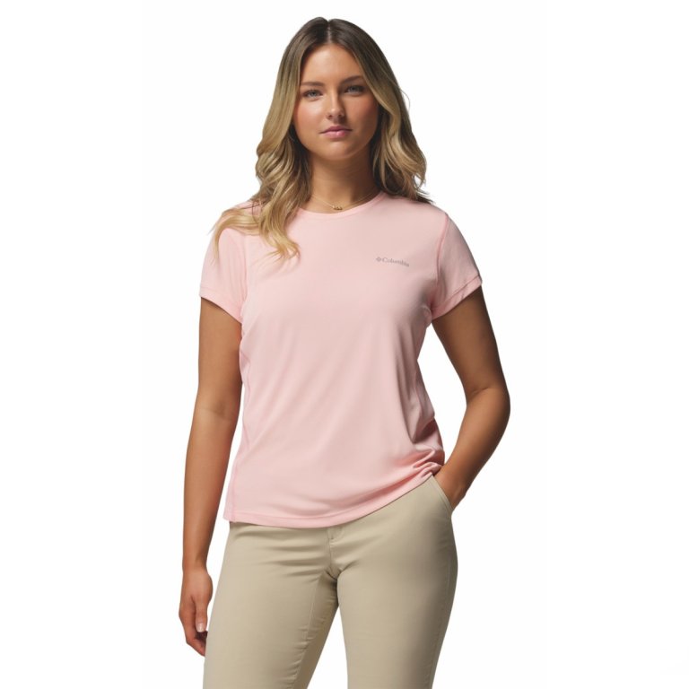 Футболка Columbia Zero Rules™ Light SS Crew W - рожева