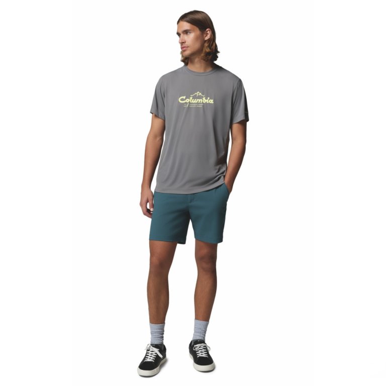 Футболка Columbia Zero Rules™ Light SS Graphic Crew M - сіра