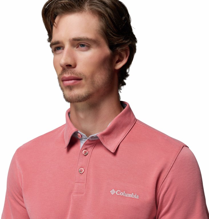 Футболка Columbia Nelson Point™ Polo M - червона