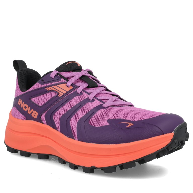 Кросівки INOV8 TrailTalon Max W (Standard) - фіолетово/помаранчеві