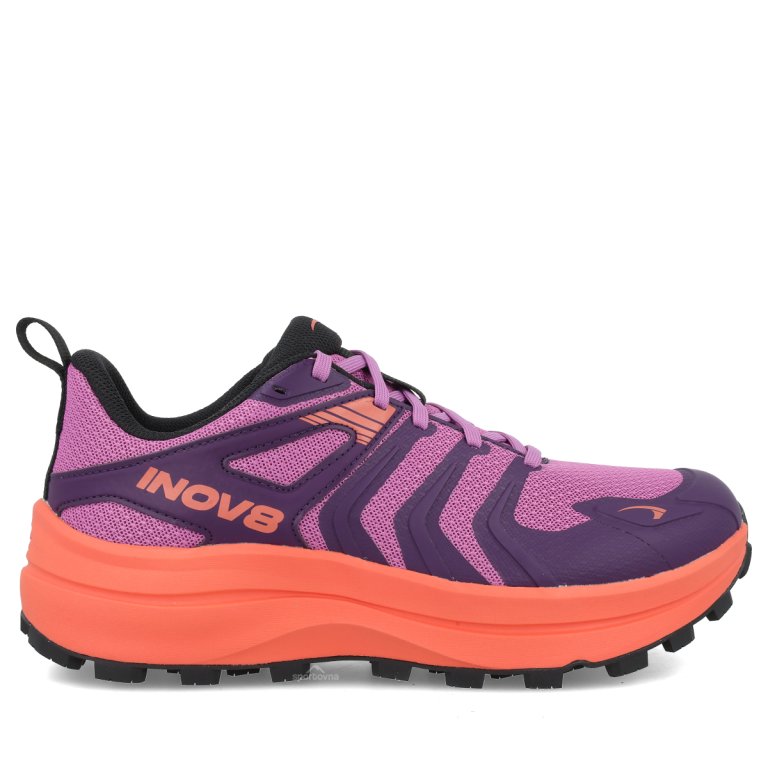Кросівки INOV8 TrailTalon Max W (Standard) - фіолетово/помаранчеві