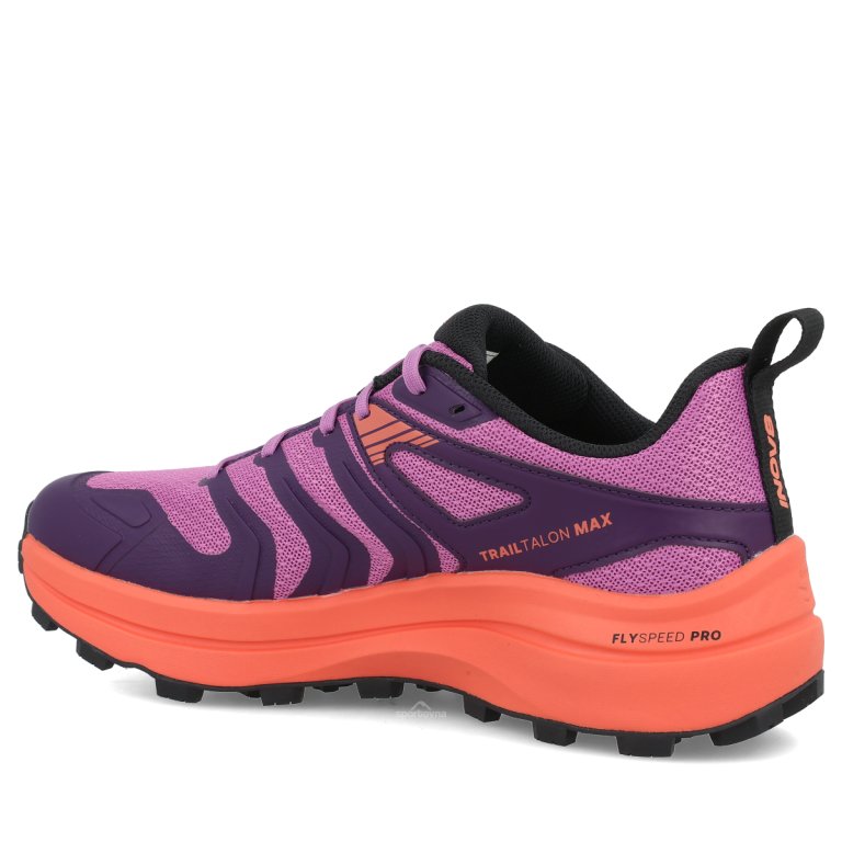 Кросівки INOV8 TrailTalon Max W (Standard) - фіолетово/помаранчеві