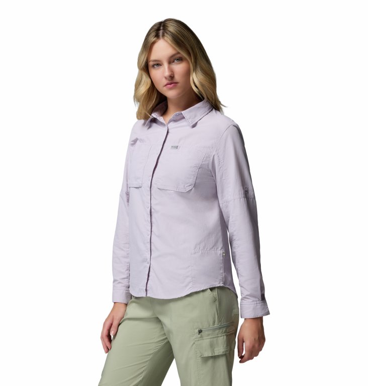 Сорочка Columbia Skien Valley™ Long Sleeve Shirt W - фіолетова