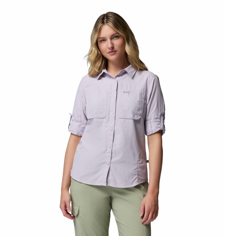 Сорочка Columbia Skien Valley™ Long Sleeve Shirt W - фіолетова