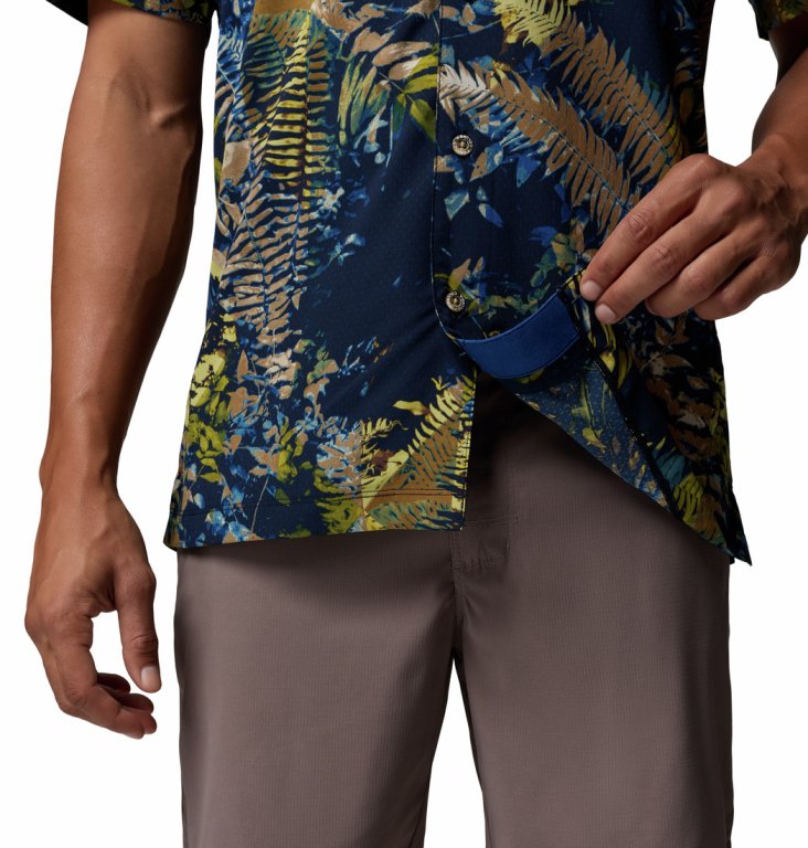 Сорочка Columbia Tech Trail™ Utility Printed Woven SS Shirt M - синя
