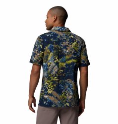 Сорочка Columbia Tech Trail™ Utility Printed Woven SS Shirt M - синя