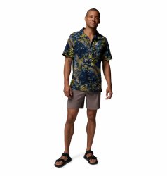 Сорочка Columbia Tech Trail™ Utility Printed Woven SS Shirt M - синя