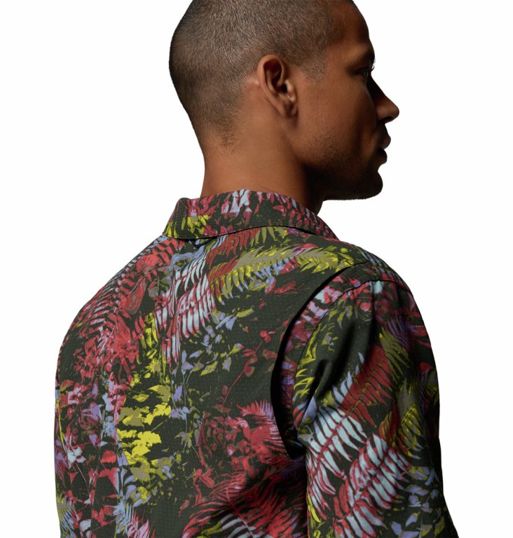 Сорочка Columbia Tech Trail™ Utility Printed Woven SS Shirt M - зелена