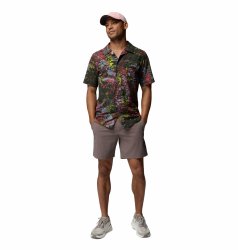 Сорочка Columbia Tech Trail™ Utility Printed Woven SS Shirt M - зелена