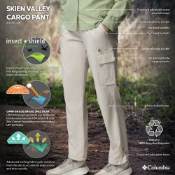 Штани Columbia Skien Valley™ Cargo Pant W - бежеві