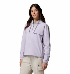 Куртка Columbia Skien Valley™ Hooded LS Shirt W - фіолетова