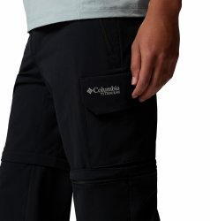Штани Columbia Silver Ridge™ Elite Convertible Pant M - чорні (стандартна довжина)