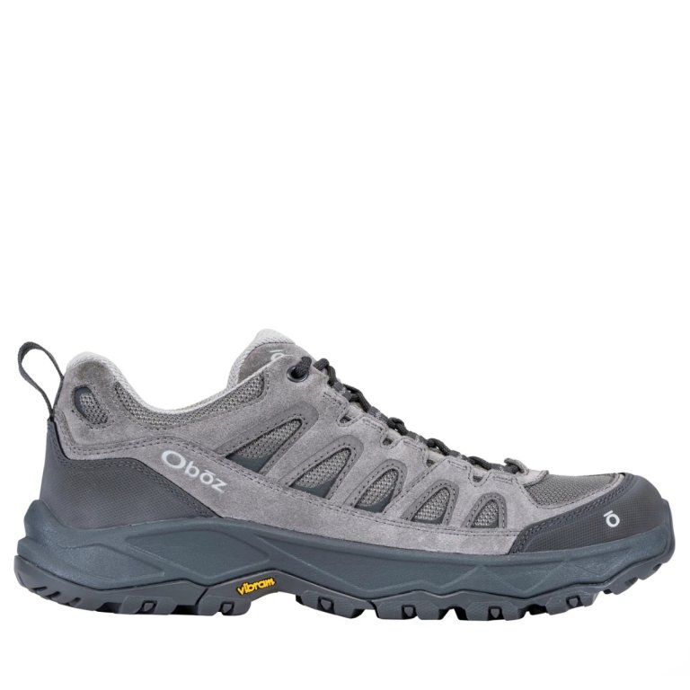 Взуття Oboz Sawtooth Ascent Low Wide M — сіре