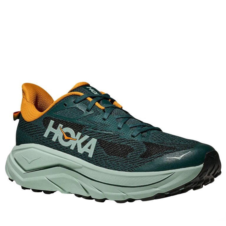 Кросівки Hoka Challenger 8 M - зелено/помаранчеві
