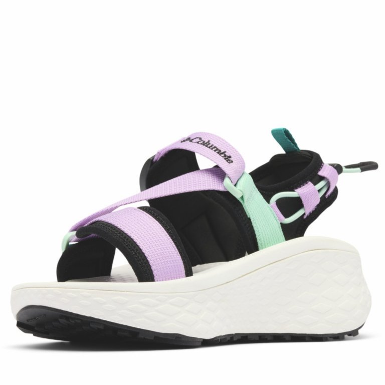 Сандалі Columbia Konos Elevate™ Strap Sandal W - чорно/біло/рожеві