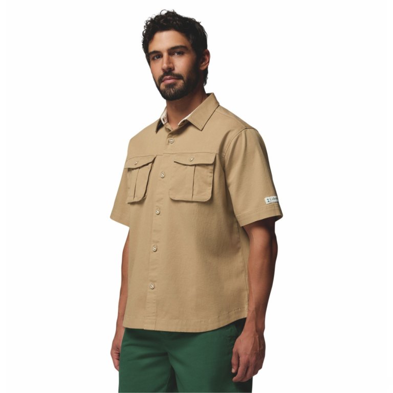 Сорочка Columbia Acker Rock™ Twill SS Button Down M - бежева