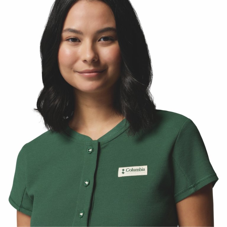 Футболка Columbia Acker Rock™ Knit Short Sleeve W - зелена