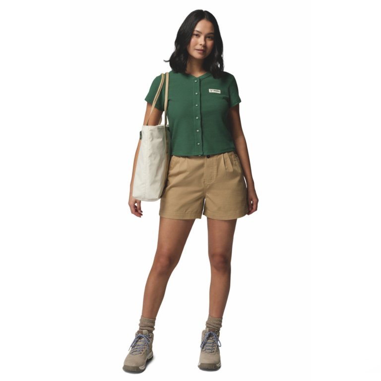 Футболка Columbia Acker Rock™ Knit Short Sleeve W - зелена