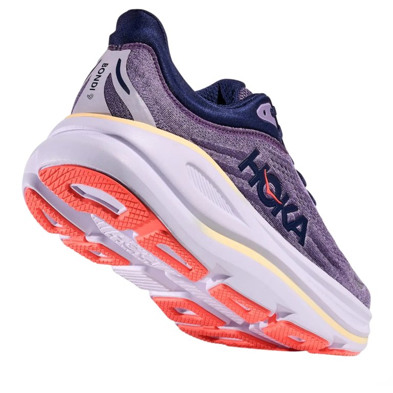 Кросівки Hoka Bondi 9 W - фіолетово/помаранчеві