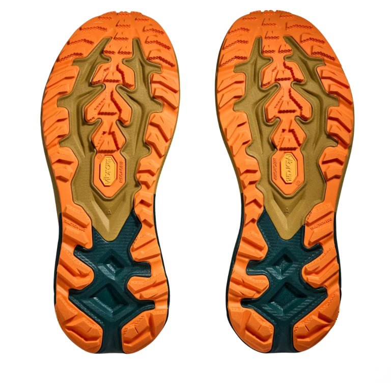 Кросівки Hoka Mafate 5 M - синьо/помаранчеві