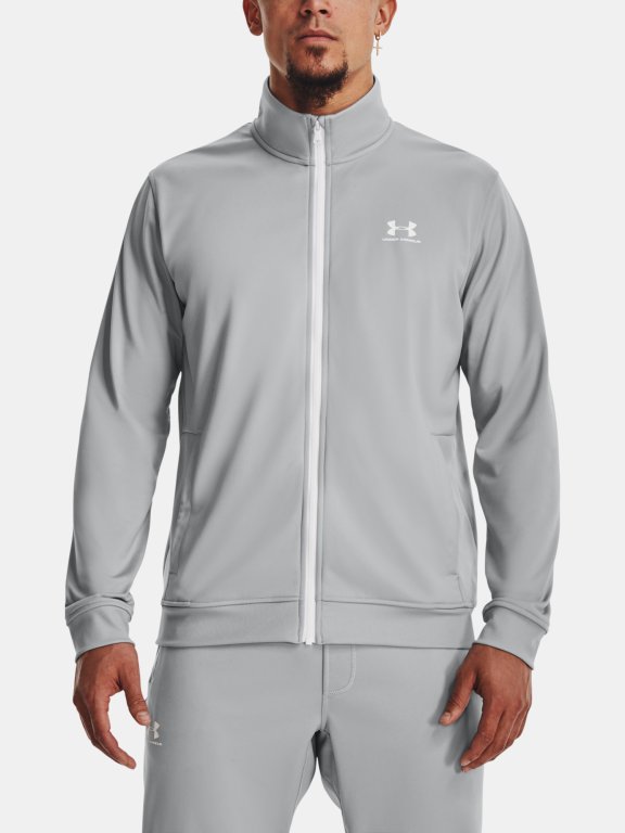 Bunda Under Armour Sportstyle Tricot Jacket Man Grey