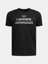 Футболка Under Armour Tech Split Wordmark SS Jr black
