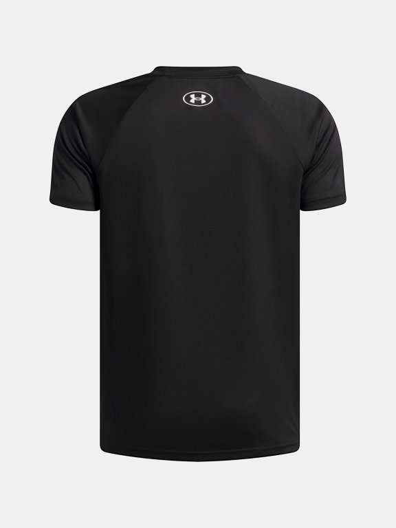 Футболка Under Armour Tech Split Wordmark SS Jr black
