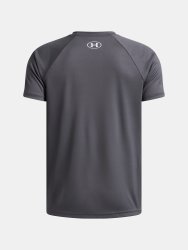 Футболка Under Armour Tech Split Wordmark SS Jr green/grey