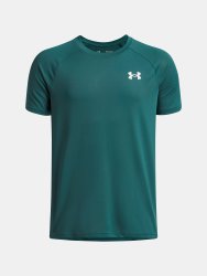 Футболка Under Armour Tech 2.0 SS Jr gray green