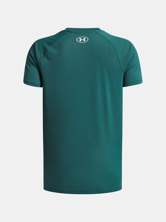 Футболка Under Armour Tech 2.0 SS Jr gray green
