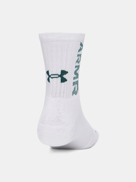 Ponožky Under Armour 3-Maker 3pk Mid-Crew Uni White
