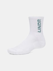 Ponožky Under Armour 3-Maker 3pk Mid-Crew Uni White