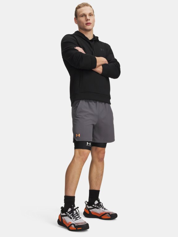 Шорти Under Armour Vanish Woven 6in Шорти чоловічі зелено-сірі
