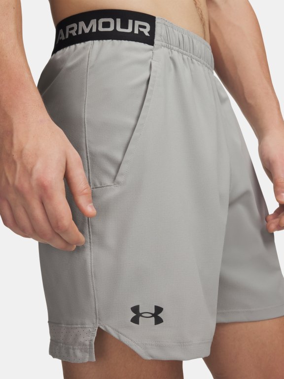 Шорти Under Armour Vanish Woven 6in Шорти чоловічі зелено-сірі