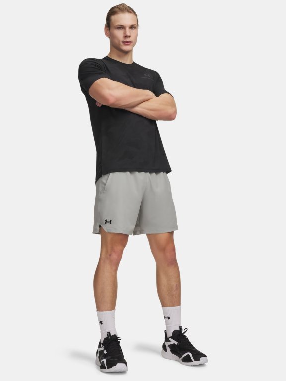 Шорти Under Armour Vanish Woven 6in Шорти чоловічі зелено-сірі