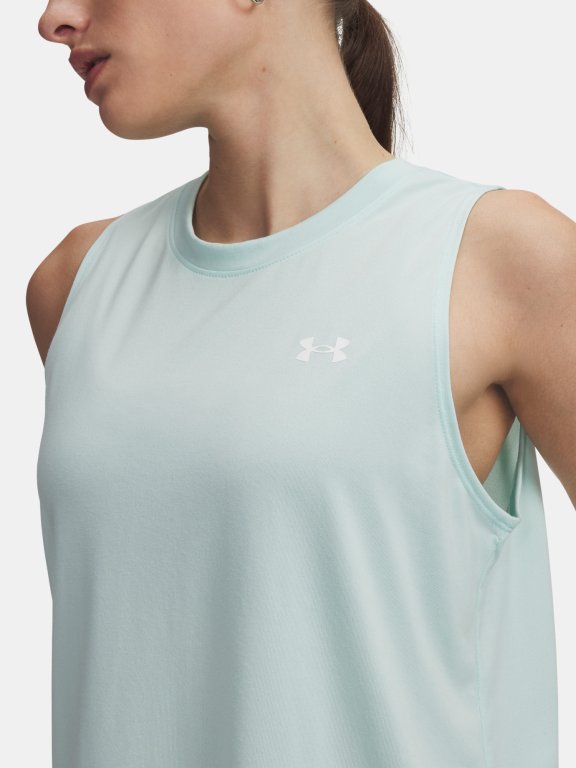 Under Armour Tech Tank Solid Wmn gray green