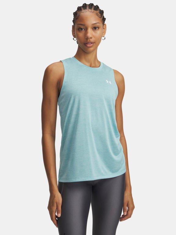 Under Armour Tech Tank Twist Wmn Blue