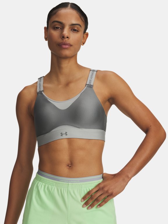 Бюстгальтер Under Armour Infinity High 2.0 Wmn gray green