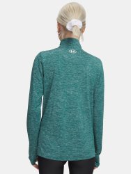 Футболка Under Armour Tech 1/2 Zip- Twist Wmn gray green