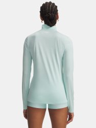Футболка Under Armour Tech 1/2 Zip- Twist Wmn gray green